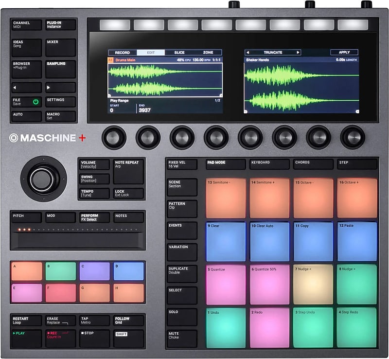 Native Instruments MASCHINE+ Standalone Production and Performance  Instrument (HW) (USED) | Reverb