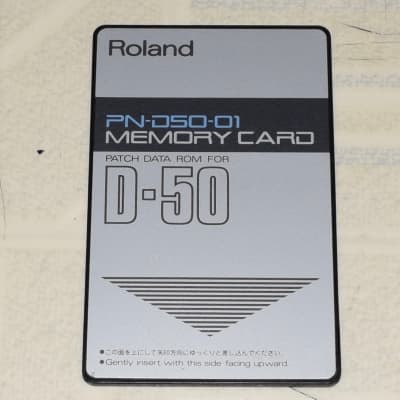 Roland D-50 ROM Card PN-D50-01 Sustain Group