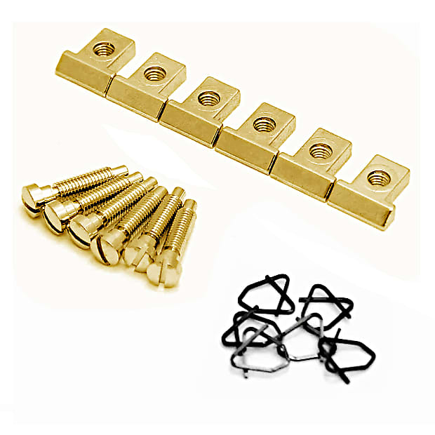 Replacement Saddles (6) for Gibson and Schaller Nashville Reverb