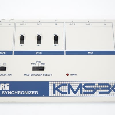 KORG KMS-30 MIDI Synchronizer DIN Tape Sync Box w/ 100-240V PSU Free Shipping image 2