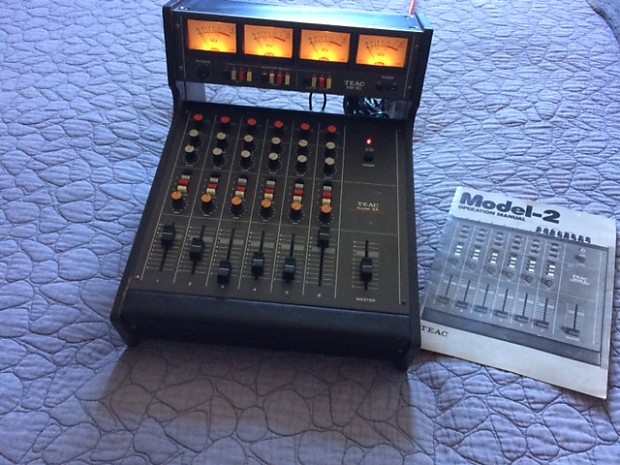 TEAC Model 2A studio mixer with MB20 VU meter bridge | Reverb TEAC Model 2A studio mixer with MB20 VU meter bridge | Reverb