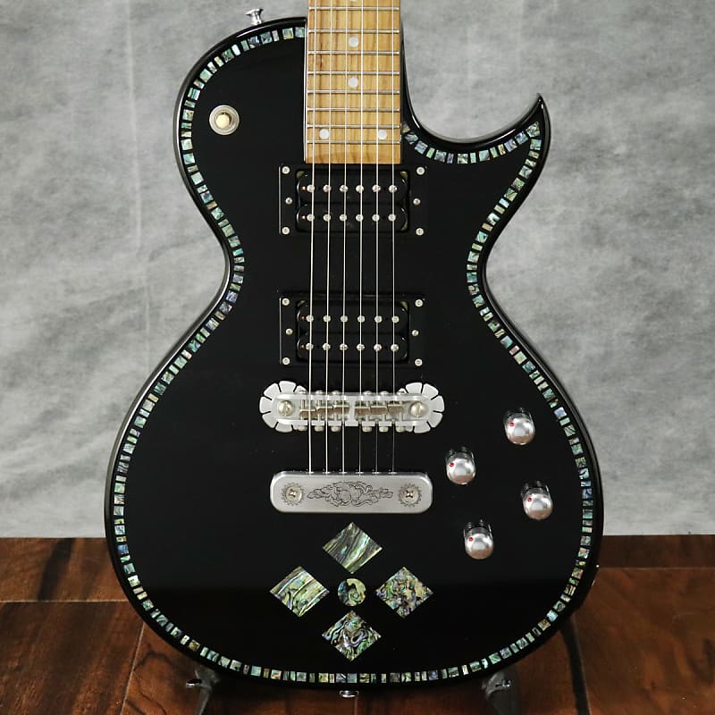 Zemaitis A24 SU Abalone Diamond Black Pearl (S/N:DZ00060