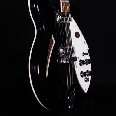 Rickenbacker 360 Semi Hollow Electric Guitar, JetGlo image 4