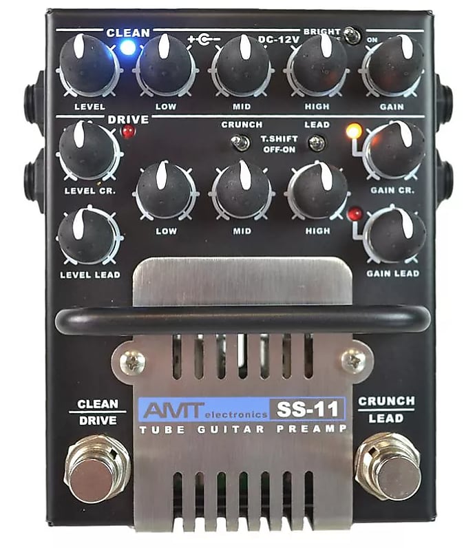 AMT Electronics  SS-11 3-Channel Dual Tube Guitar Preamp image 1