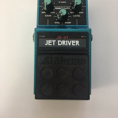 Maxon JD-01 Jet Driver Overdrive Pedal Vintage 80s