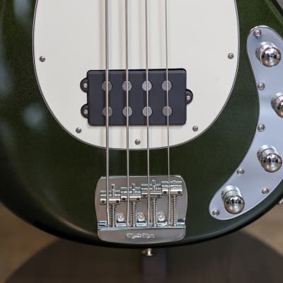 Mint Ernie Ball Music Man StingRay Special 4 H 2025 - Fallout Green image 3