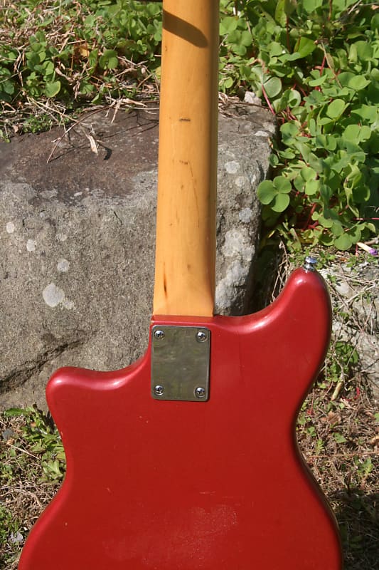 1965 Guyatone LG-80T Japan Vintage Bizarre Guitar - Metallic Red