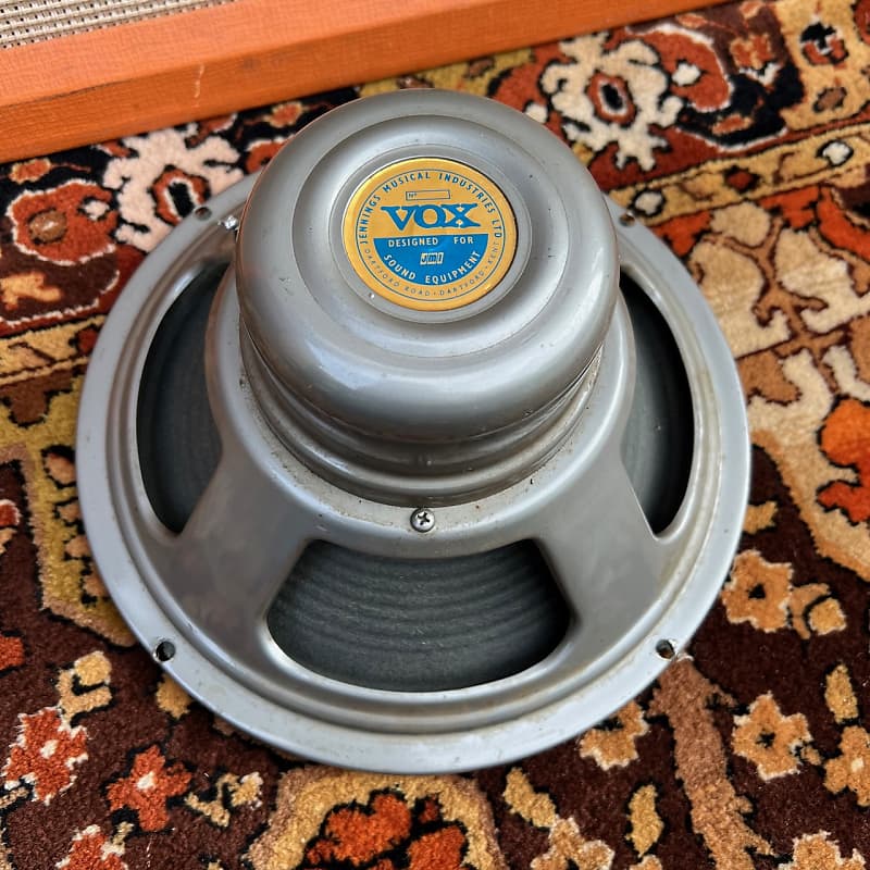 Vintage 1960s Celestion Vox G12 Silver Alnico 8ohm 12