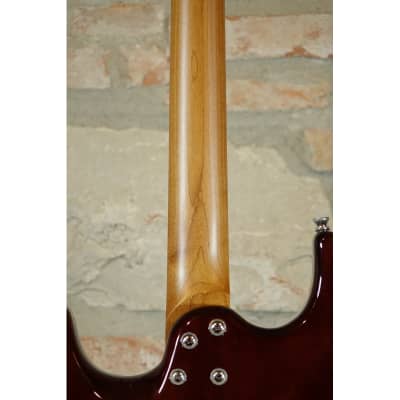 JET GUITARS JS450 TBK - Stratocaster HSS Roasted Maple Neck - Flame Top Transparent Black image 14