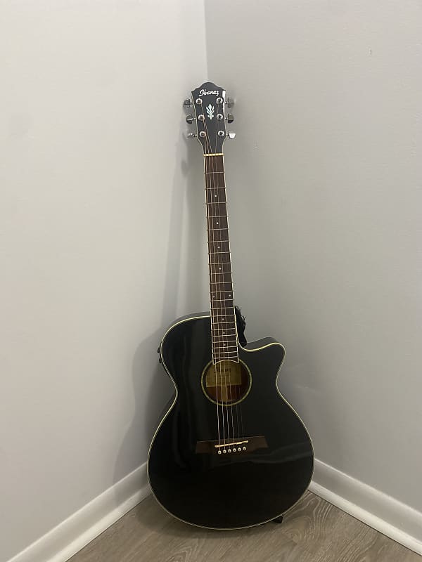 【9163】 Ibanez AEG10II-BK 黒 エレアコ アイバニーズ Ibanez / AEG10II Black High Gloss (BK) アイバニーズ