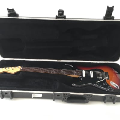 Fender Stratocaster American Deluxe HSS LH Lefty 2011 Sunburst image 13