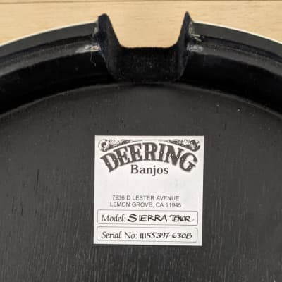 Deering, Banjo, Sierra, tenor image 4