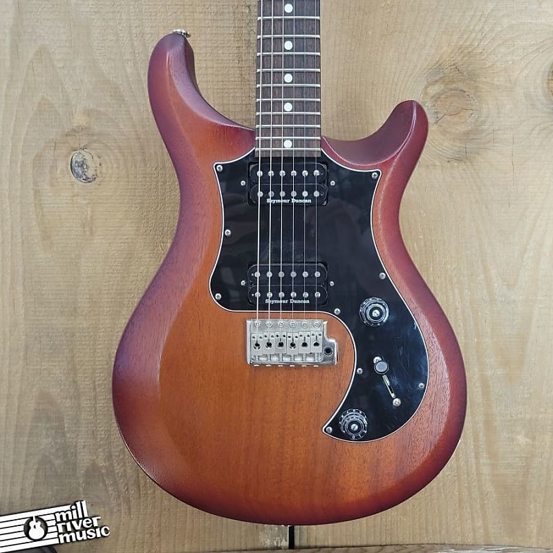 PRS S2 Standard 24 Satin Electric Guitar Dark Cherry Burst w/ SE Gig Bag Seymour Duncans Used