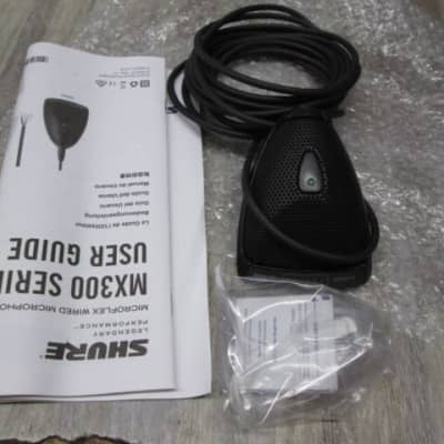 Shure MX392/C Microflex Cardioid Boundary Mic with Cable - MX392BEC - Mint-In-Box!! - Old-Stock -Ships FREE! image 1