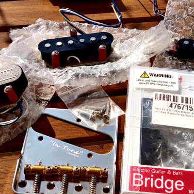 Bill Lawrence L48 & Keystone Tele - various Bill Lawrence Wilde Pickups for Tele & Gotoh BS-TC1S Telecaster Bridge image 10