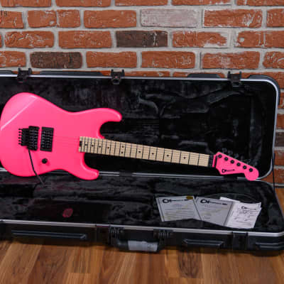 Charvel USA Custom Shop San Dimas Namm Edition #606 Master Built by “Red” Dave Nichols Neon Pearl Pink 2025 w/OHSC (B-stock) image 2
