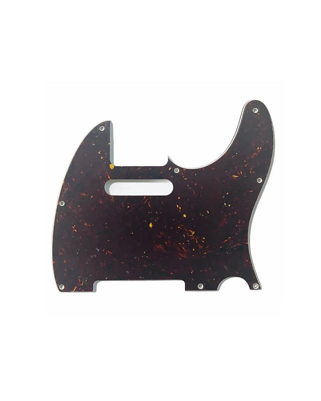 Allparts PG-0562 8-Hole Pickguard for Telecaster, Red Tortoise 3-Ply image 1