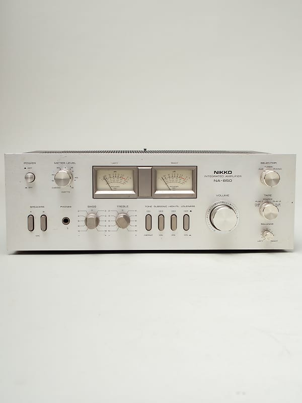 Nikko Integrated Amplifier NA850 1970s Reverb