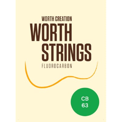 Worth Clear Fluorocarbon SINGLE STRING Low G Tenor/Concert/Soprano Ukulele  String Enough For 2 Uses