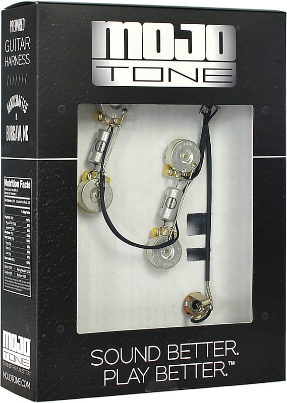 Mojotone Pre Wired Es 335 Style Wiring Kit Reverb 7301