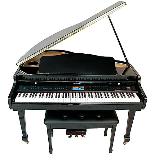 Suzuki MDG-400-BL Baby Grand Digital Piano w/Bench - Black High Gloss image 1