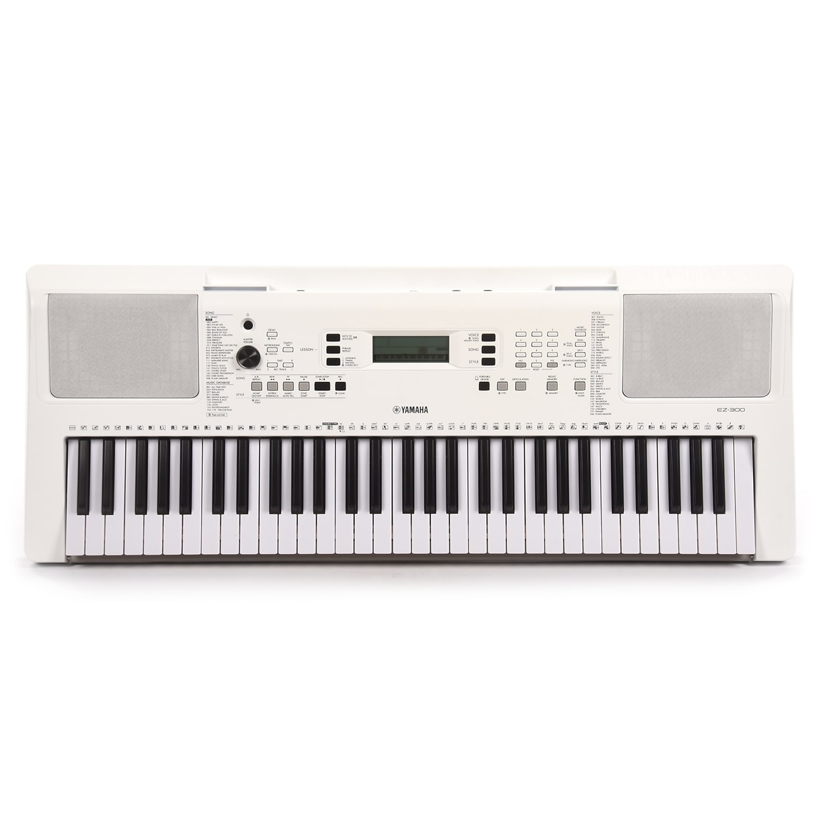 Yamaha EZ-300 - Clavier arrangeur - 61 touches - blanc argenté - Piano  numérique