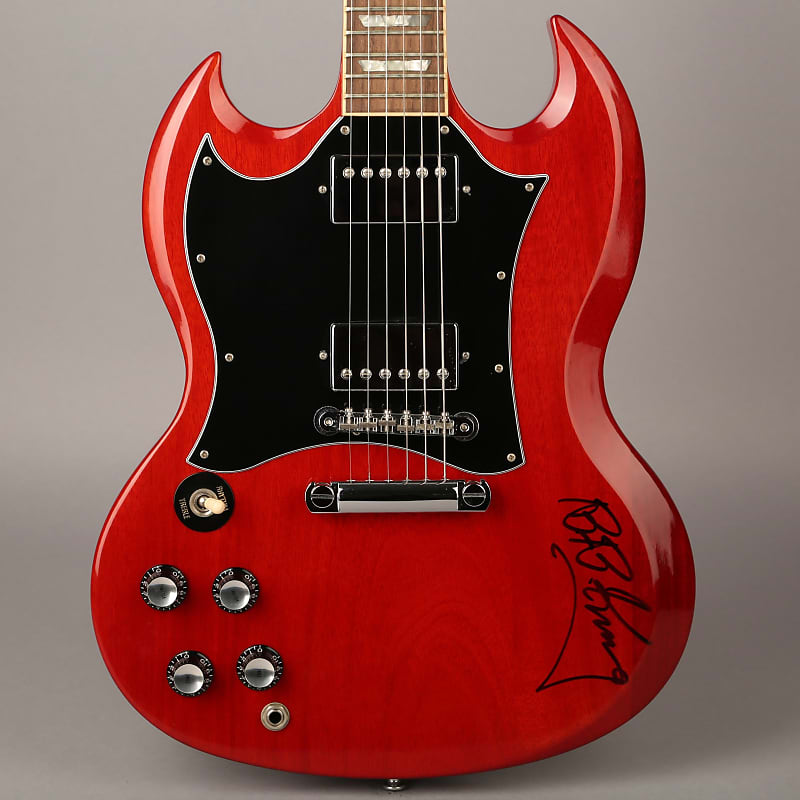Gibson SG Standard - Left Handed - 2000 - Signed by BB King - Heritage  Cherry