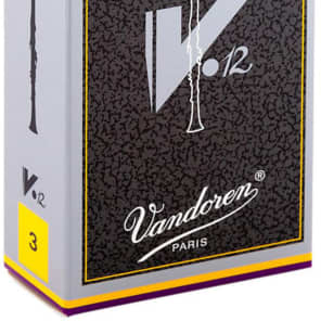 Vandoren CR613 V12 Series Eb Clarinet Reeds - Strength 3 (Box of 10)