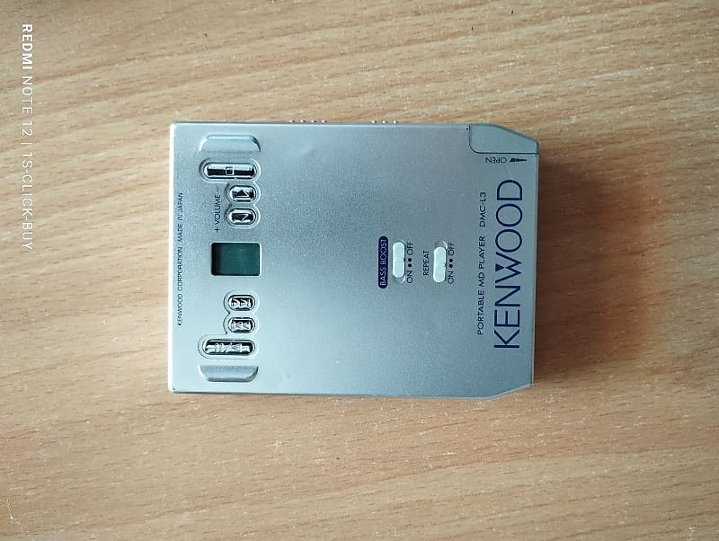 Kenwood Walkman Portable mini disc Player DMC L3 silver Confirmed Operation