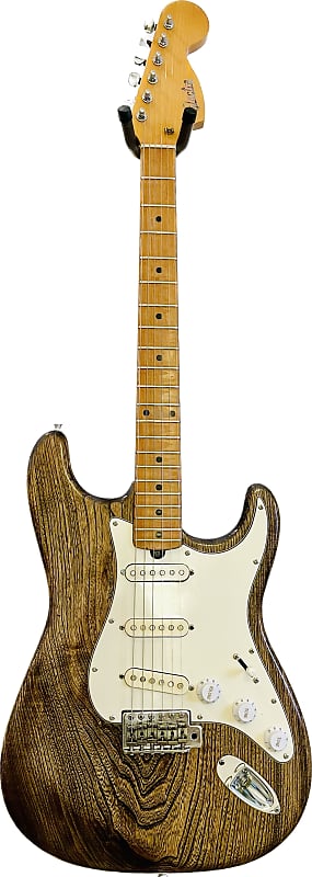 Electra 2275N Avenger Stratocaster Style Guitar Matsumoku w/Tweed Case 1974 - Dark Walnut image 1