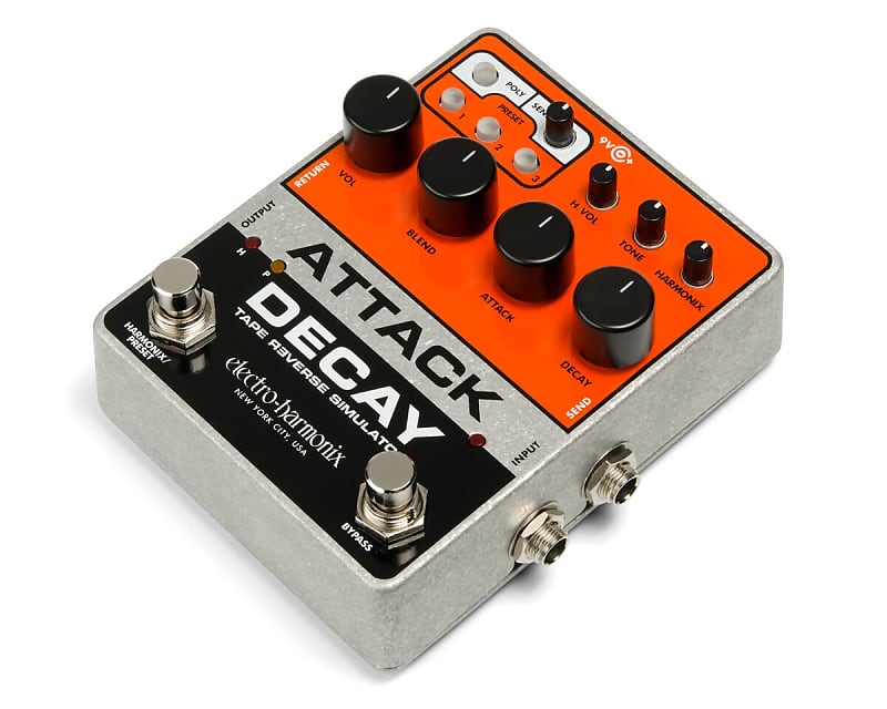 Electro-Harmonix Attack Decay Reverse Tape Simulator | Reverb