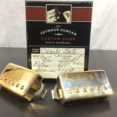 Seymour Duncan Custom Shop Antiquity Pearly Gates Set, Aged Gold image 1