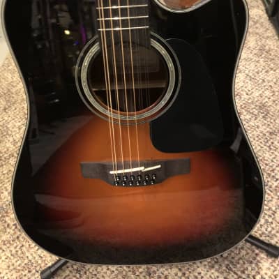 Takamine GD30CE-12 SBS G30 Series 12-String Dreadnought Cutaway Acoustic/Electric Guitar Sunburst image 2