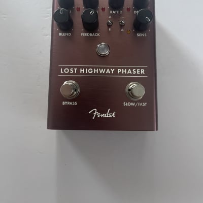 Reverb.com listing, price, conditions, and images for fender-lost-highway-phaser-pedal