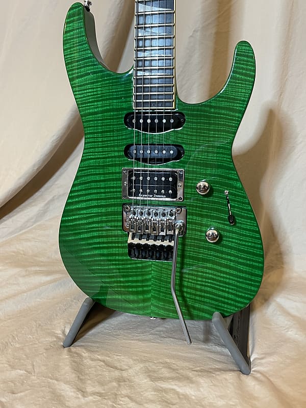 Jackson USA SL1 Soloist 1999 Transparent Green | Reverb