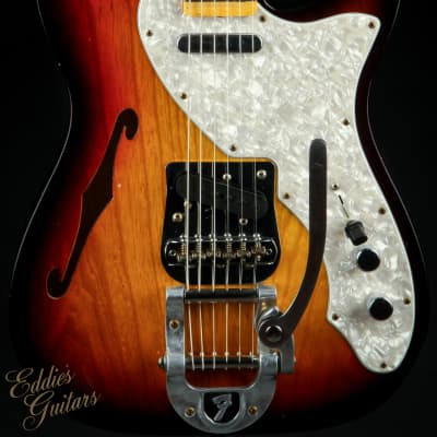 Fender Custom Shop 1968 Telecaster Thinline Journeyman Relic - 3 Tone Sunburst image 2