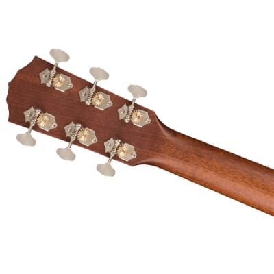 Fender PO-220E Paramount Electro-Acoustic Guitar, 3-Tone Vintage Sunburst image 8