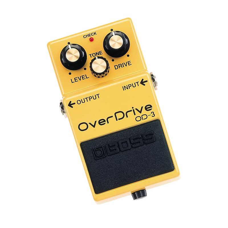 BOSS OD-3 Dual-stage Battery and Adapter Powered Overdrive 