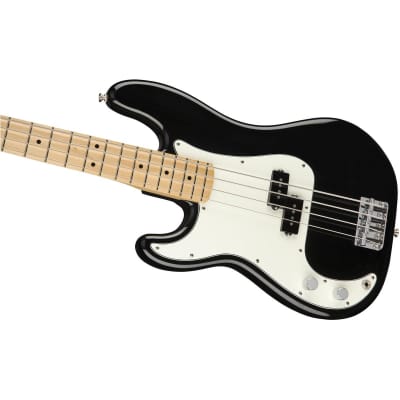 Fender Player Precision Left Handed Electric Bass Guitar, Maple Fingerboard, Black image 10