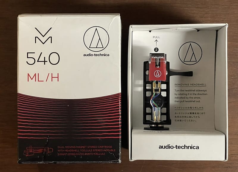 AudioTechnica VM540ML/H MicroLine Stereo Turntable Cartridge Reverb