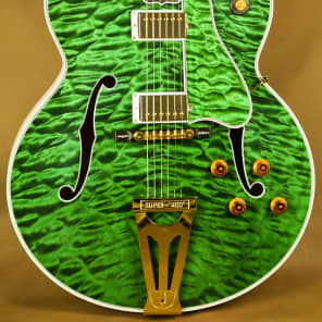 Gibson Super 400 Ultra Tree of Life Custom Quilted Maple CES image 4