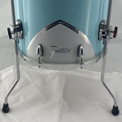 Gretsch RN57-E825 Renown '57 8x10/9x12/16x16/18x22/6.5x14" 5pc Drum Kit- Motor City Blue image 8