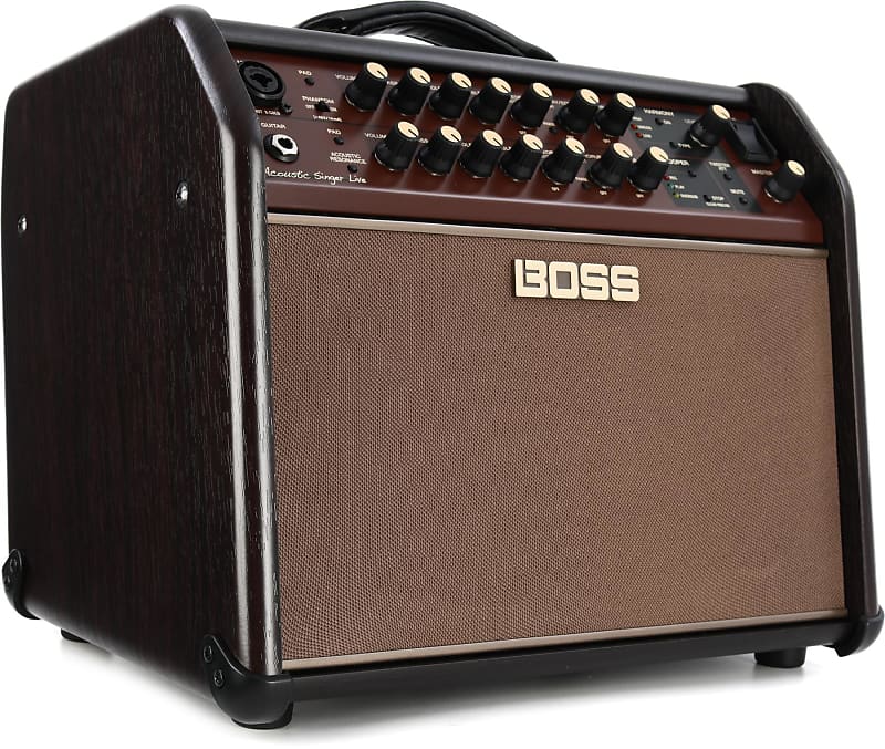 Boss Acoustic Singer Live 60-watt Bi-amp Acoustic Combo with FX (5-pack) Bundle image 1