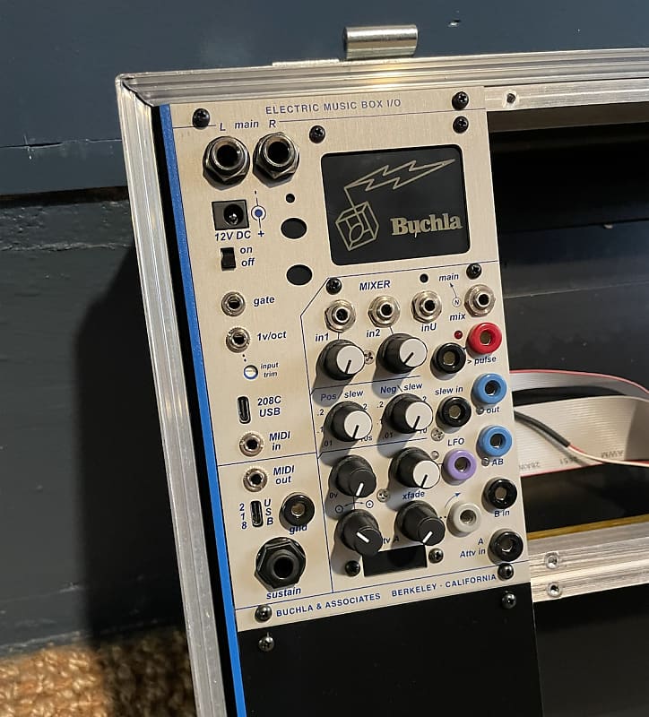 Buchla Music Easel Modern Case, Embio Module, Blank Panel