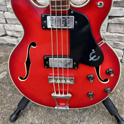 Epiphone EA-260 BASS with Trapeze Tailpiece 1972 - 1974 - Cherry for sale