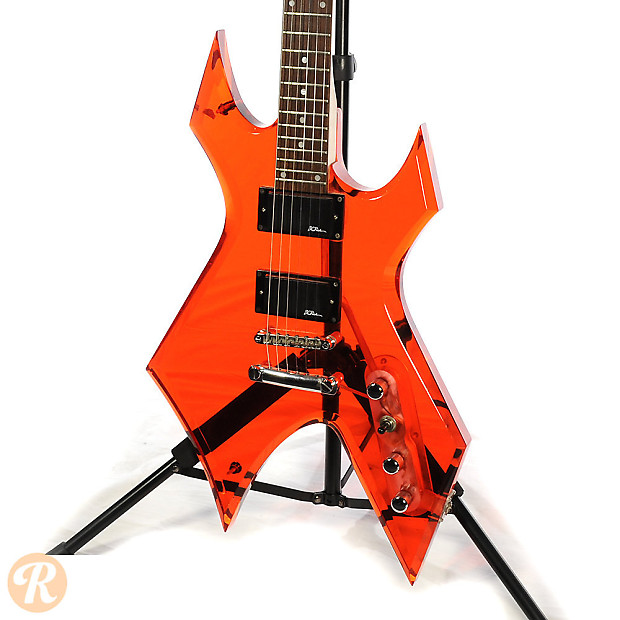 B.C. Rich Warlock Acrylic Transparent Red | Reverb