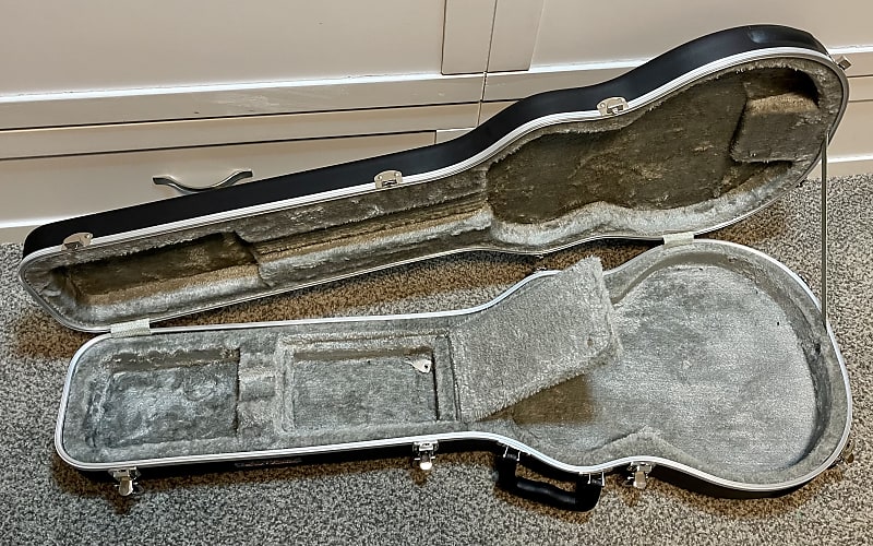 Roadrunner Les Paul Electric Guitar Case Black Reverb