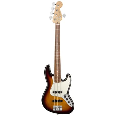 Fender Player Jazz Bass V 5-String Bass Guitar (3-Color Sunburst) for sale