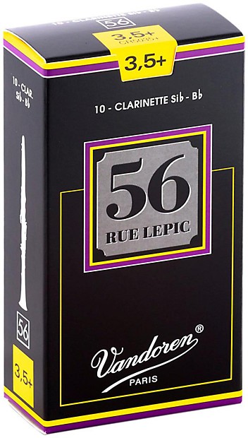 Vandoren CR5035 Rue Lepic Bb Clarinet Reeds - Strength 3.5 (Box of 10) image 1
