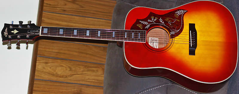 邦楽 acrimony Epiphone Hummingbird Studio Faded Cherry Burst 【現物画像